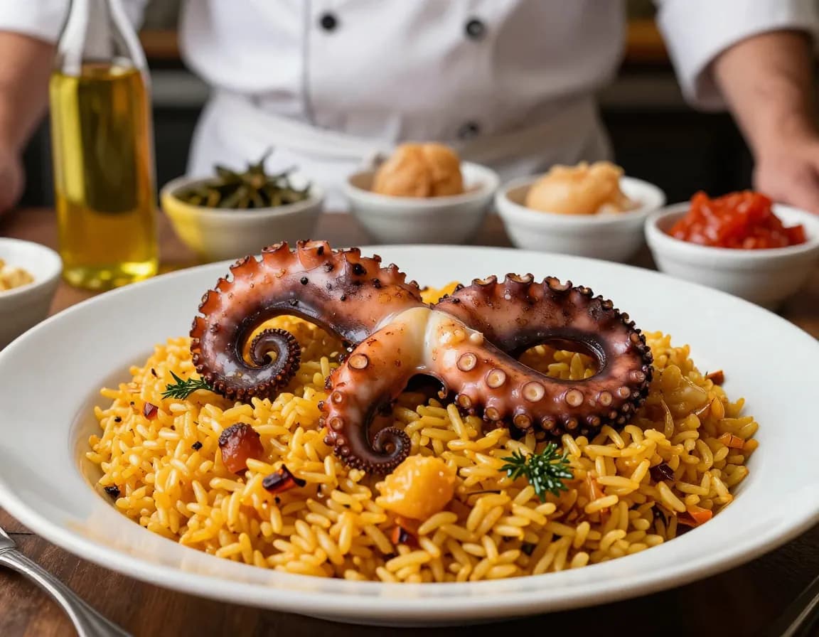 Arroz de Polvo Receita do Chefe