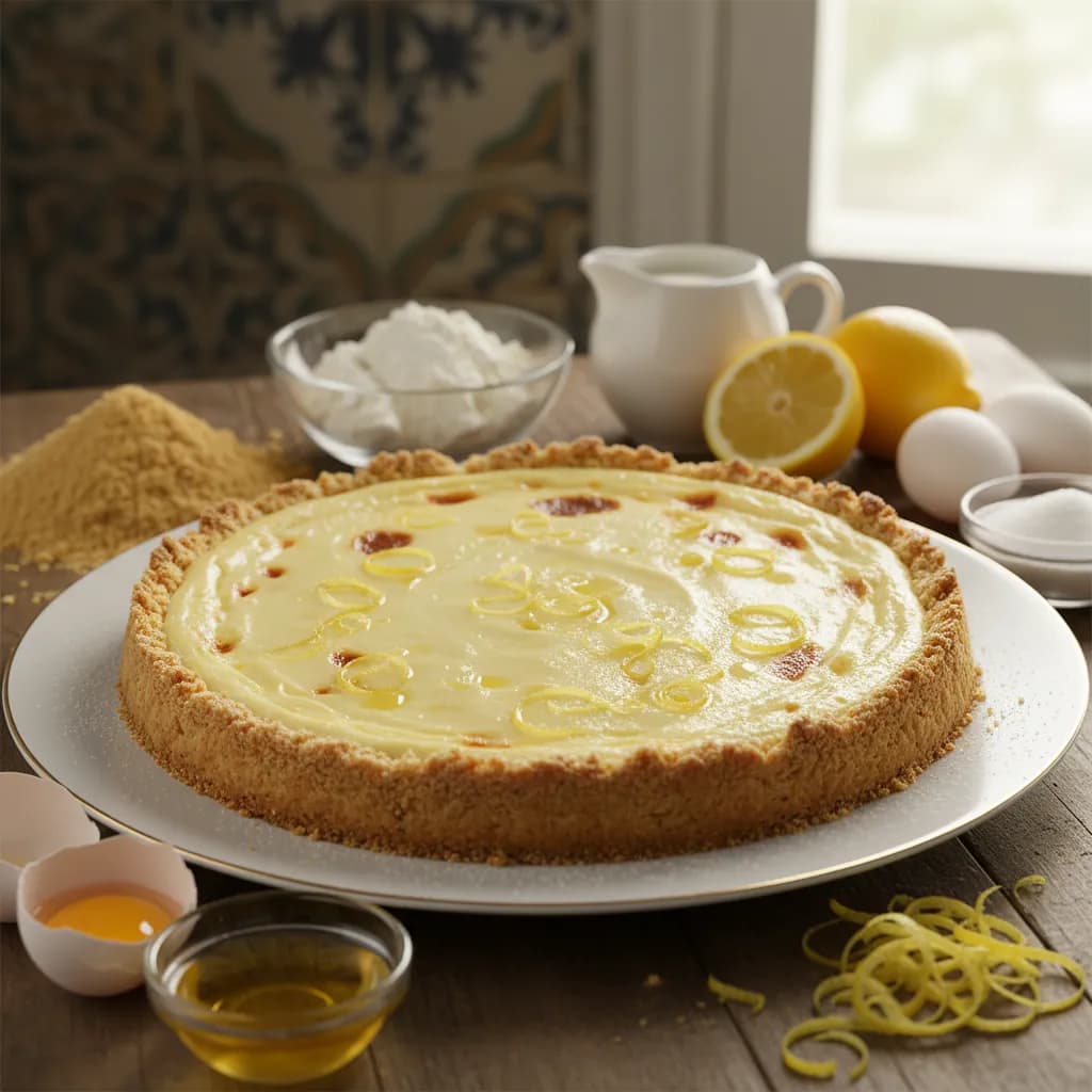 Tarte Queijada de Limão Divinal