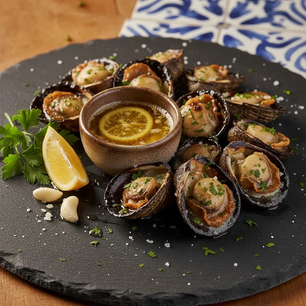 Lapas Grelhadas à Moda dos Açores