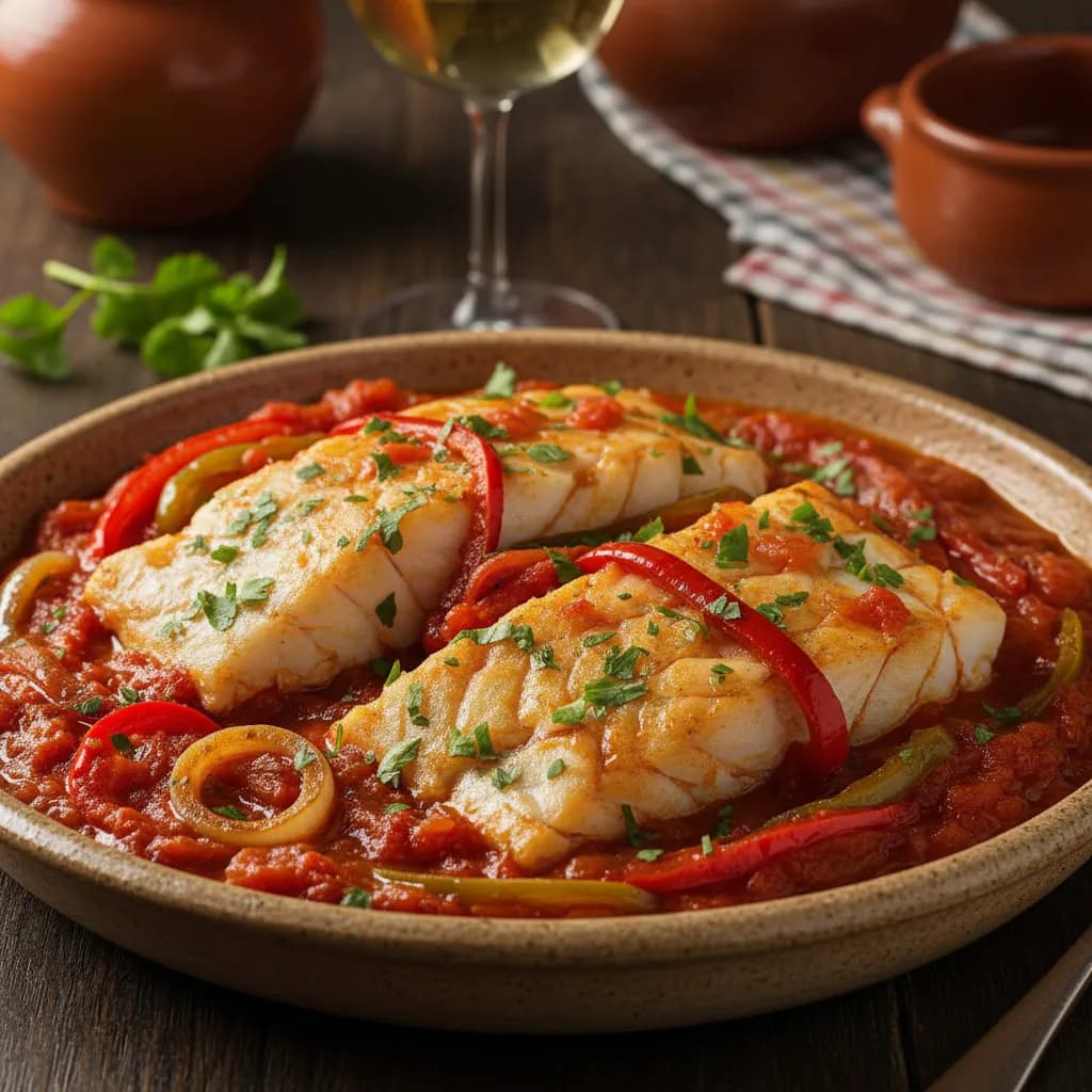 Bacalhau em Tomatada