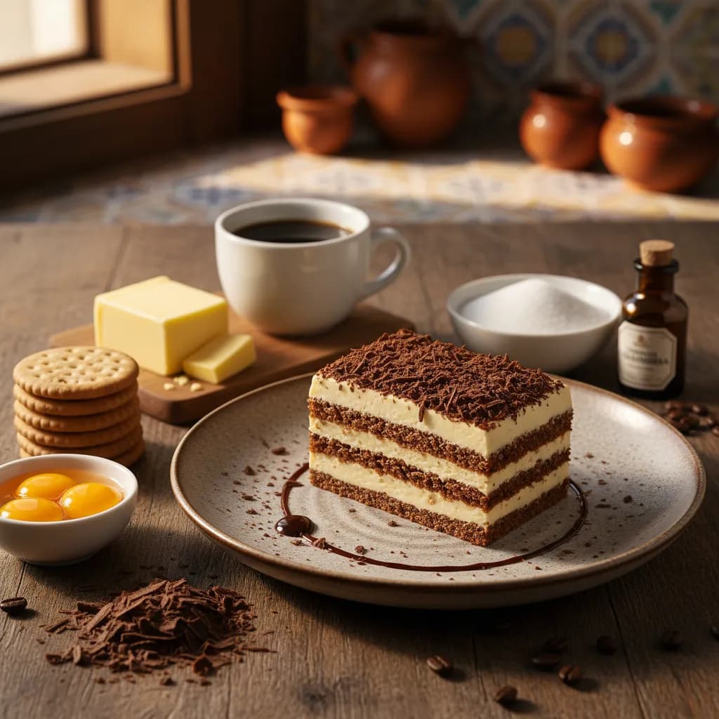 Bolo de Bolacha Espanhol