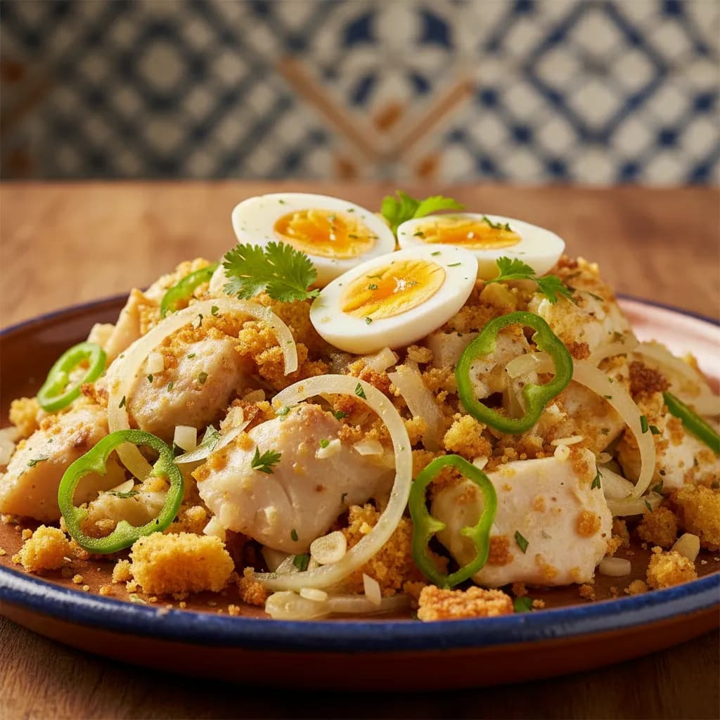 Bacalhau com Bróa à Alentejana