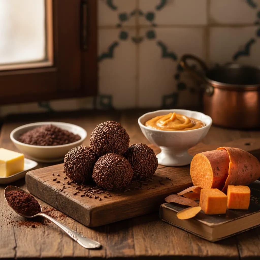 Brigadeiros de Batata Doce Cremosos