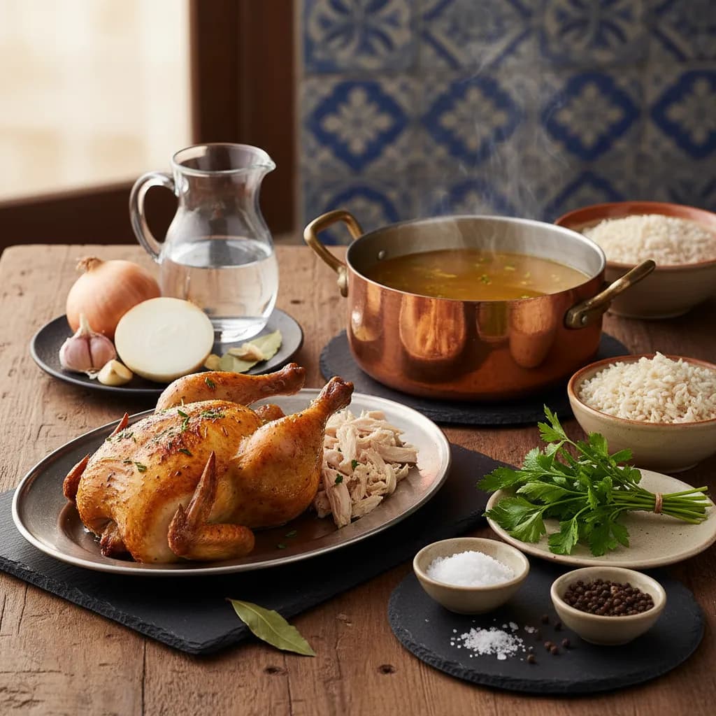 Canja de Galinha Caseira