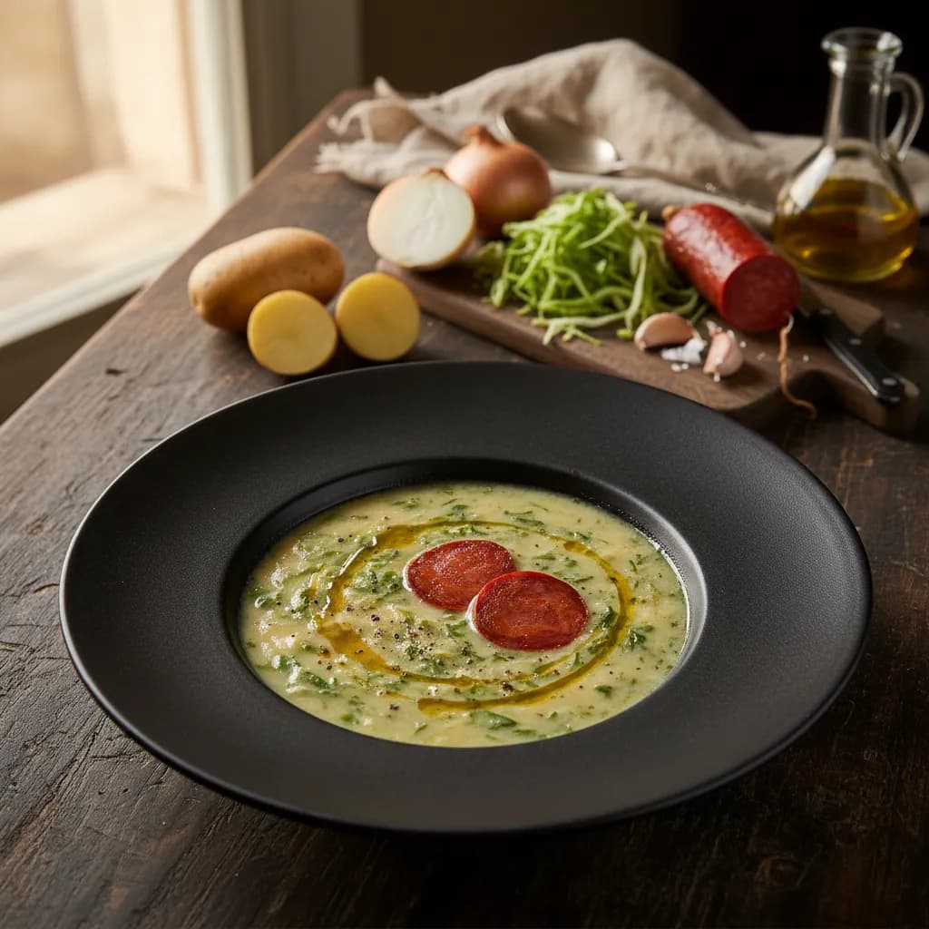 Um Simples E Saboroso Caldo Verde