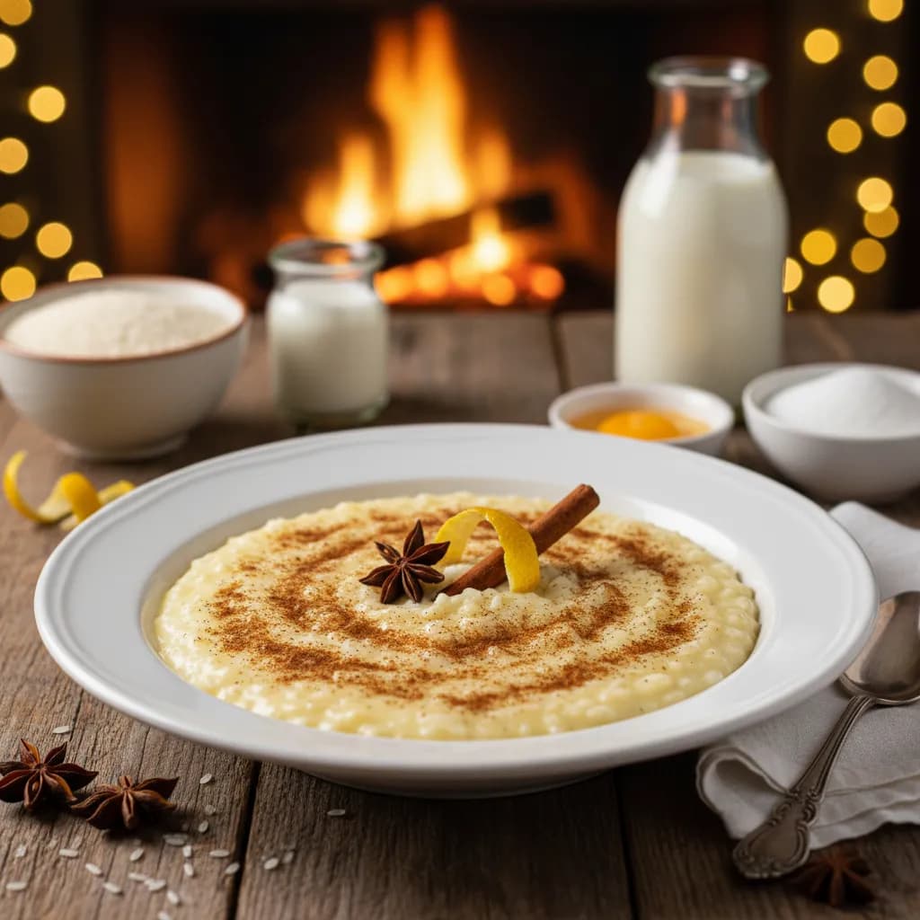 Arroz Doce Cremoso Natalício