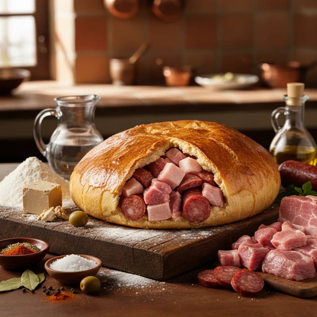 Folar de Carnes à Transmontana