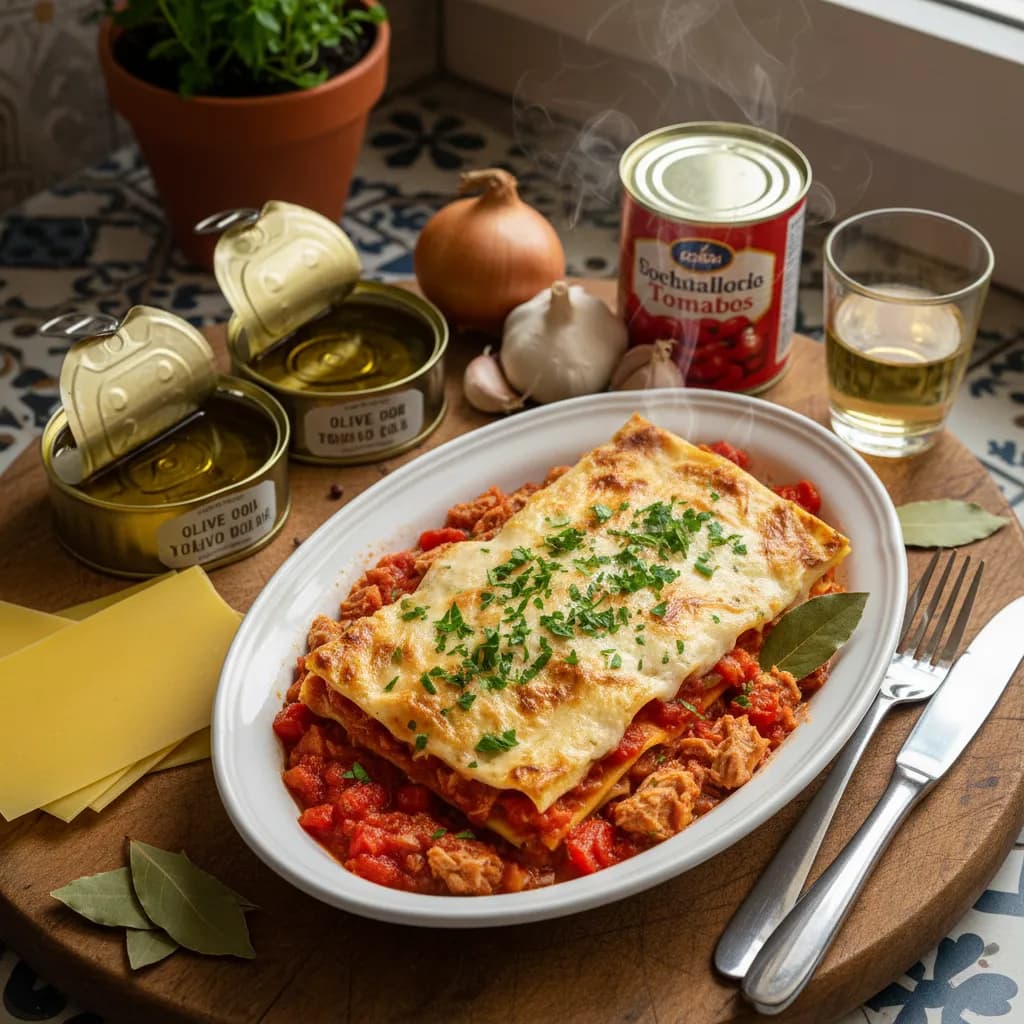 Lasanha de Atum à Portuguesa