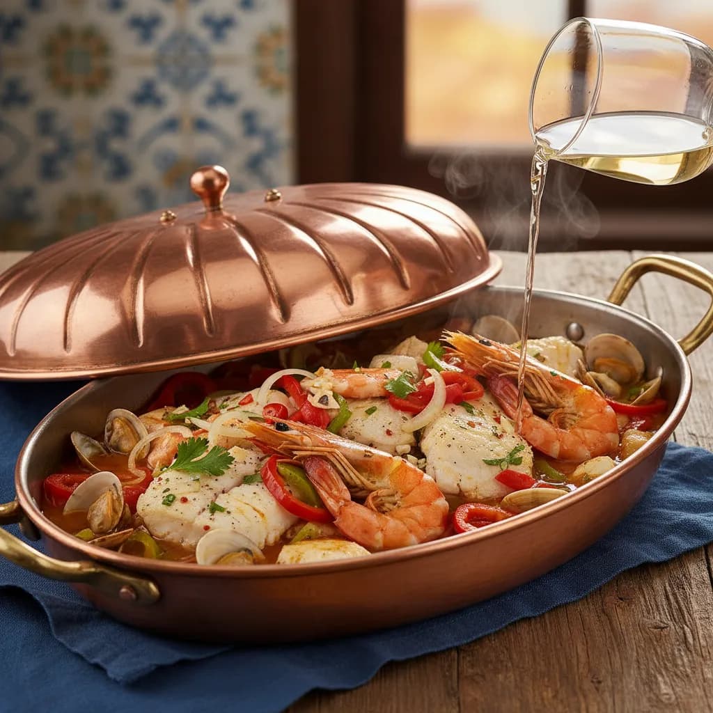 Cataplana de Peixe e Marisco