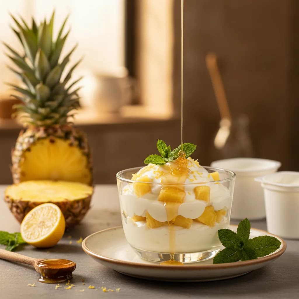Viradinho de Ananás e Iogurte