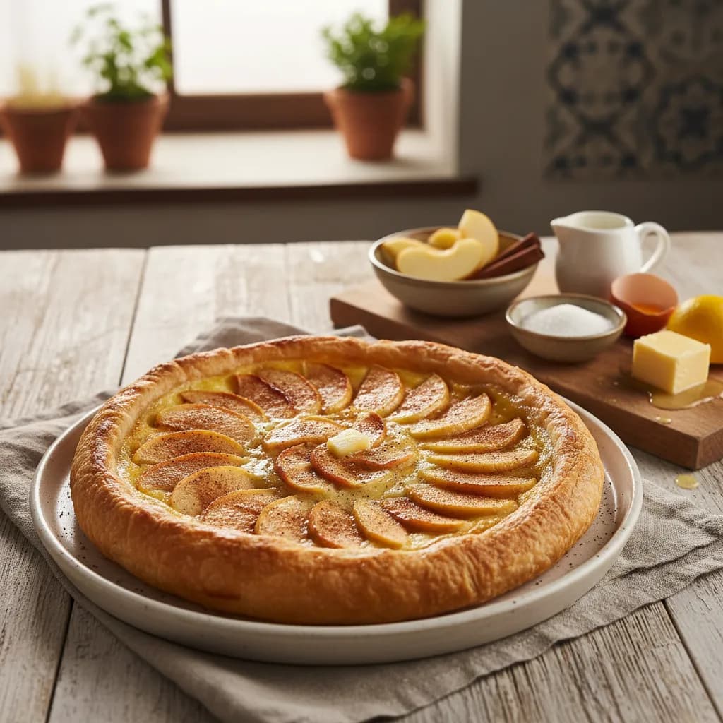 Tarte de Maçã Cremosa Fácil