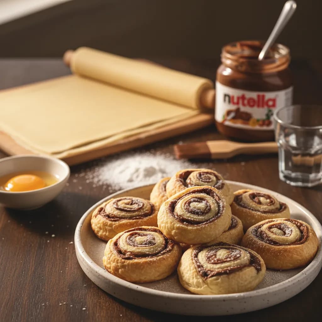 Rolinhos Doces de Nutella
