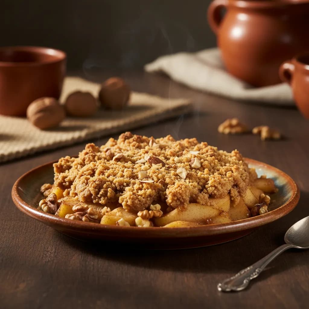 Crumble de Maçã Tradicional