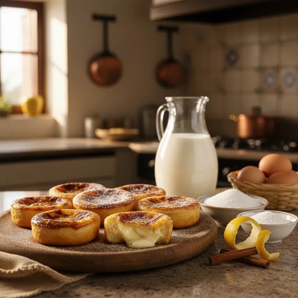 Queijadas de Leite Cremosas