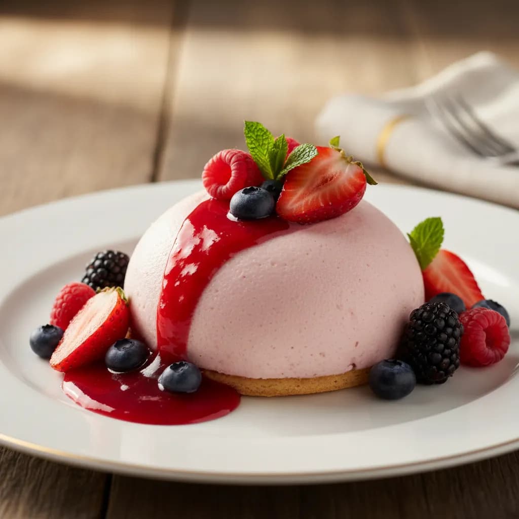 Bavaroise de Frutos Vermelhos