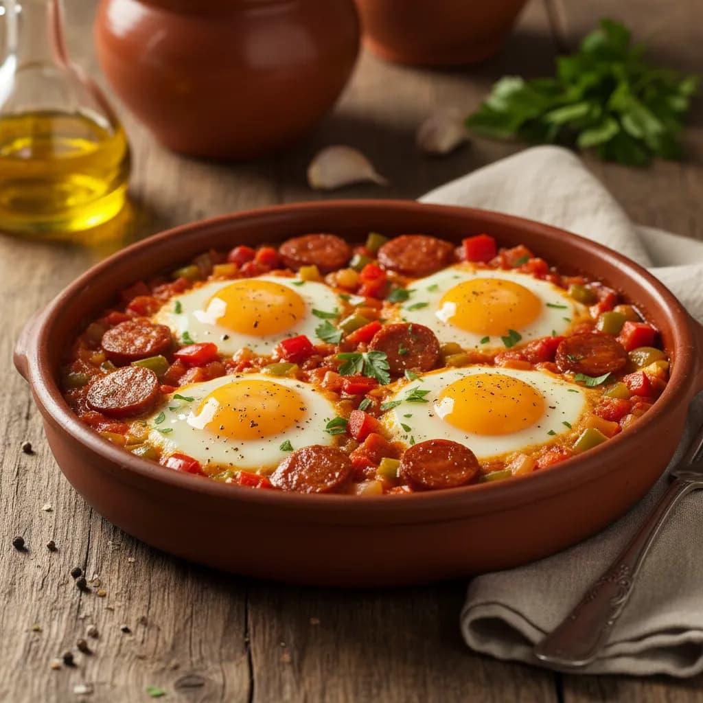 Ovos No Forno À Espanhola