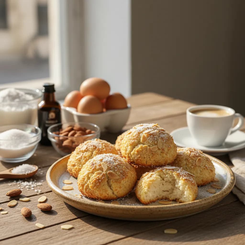 Bolinhos de Coco e Amêndoa