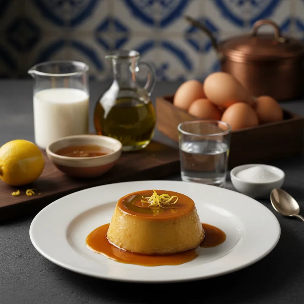 Pudim de Mel e Azeite