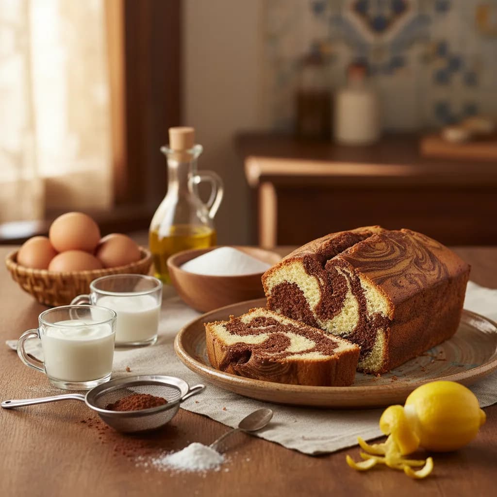 Bolo Mármore de Iogurte