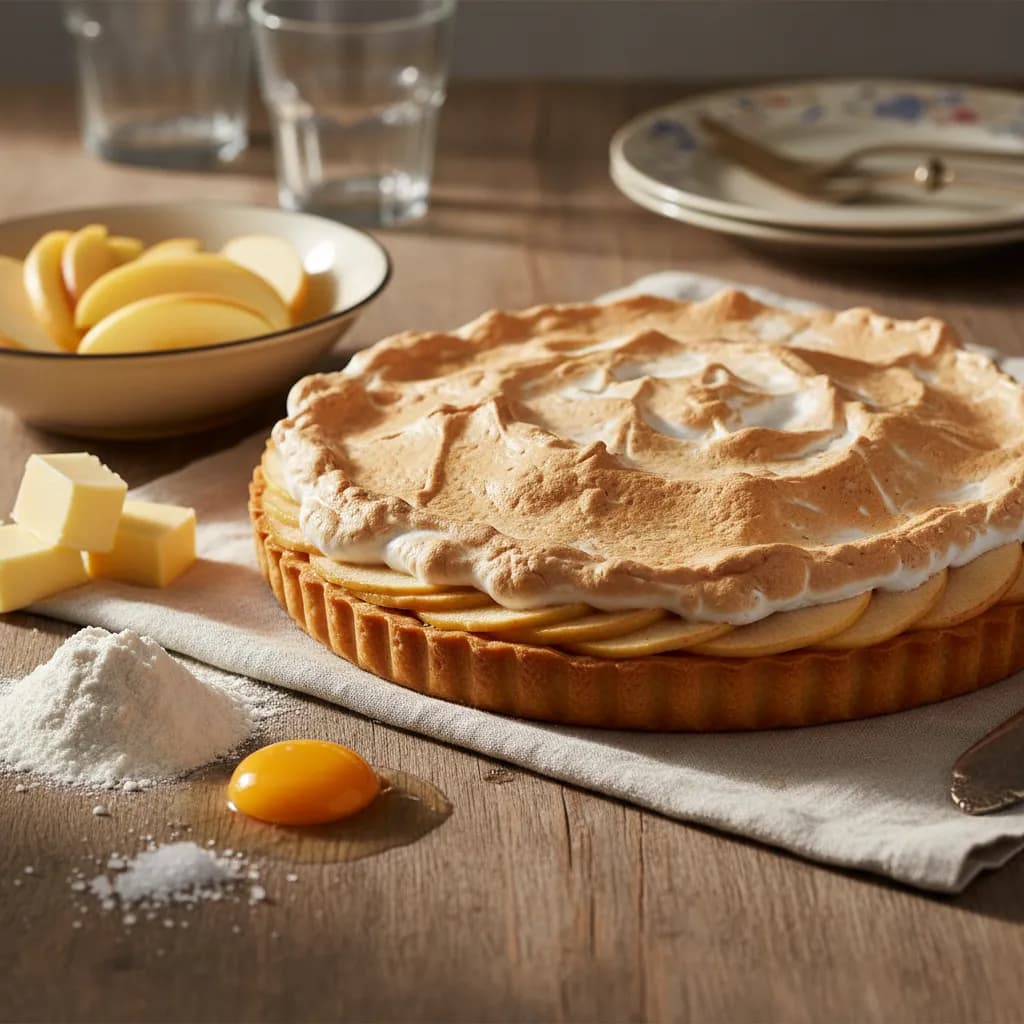 Tarte de Maçã Merengada