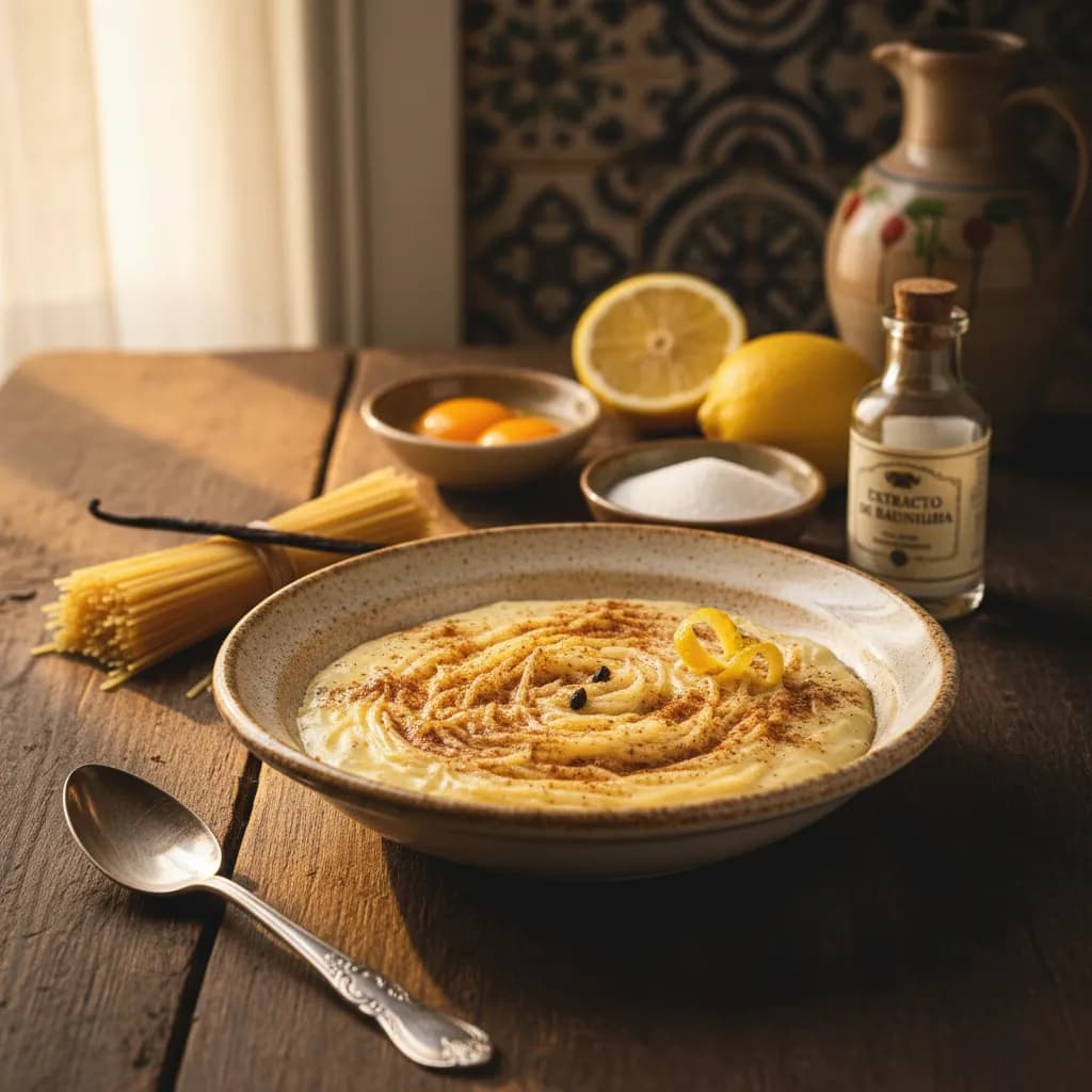 Aletria Doce Com Sabor A Baunilha