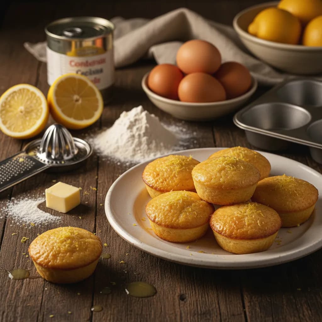 Queijadinhas Rápidas de Limão