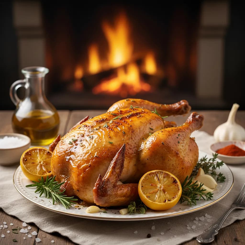 Frango Assado Light à Portuguesa