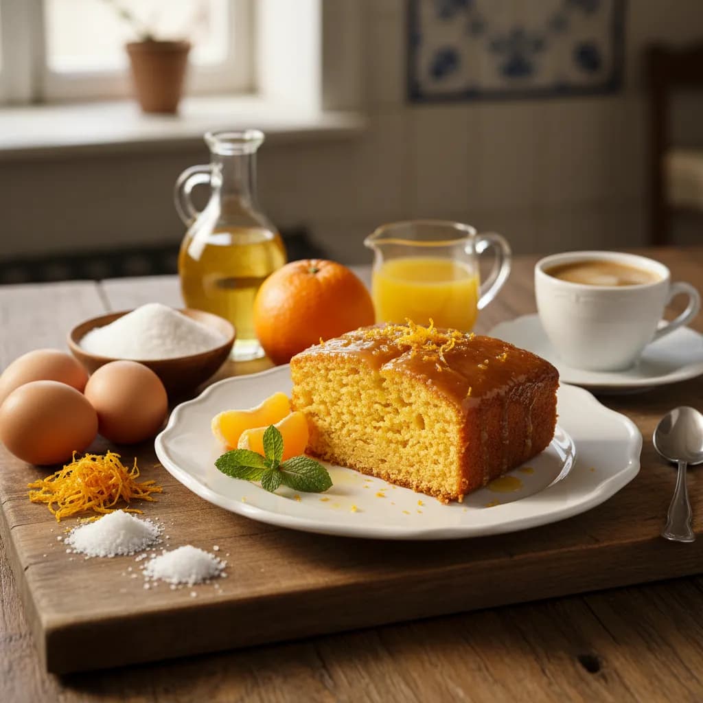 Bolo Húmido de Laranja na Bimby