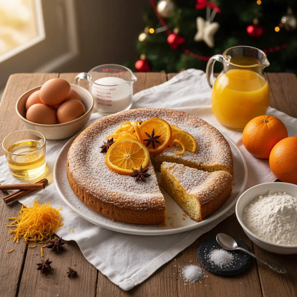 Torta de Laranja Natalícia