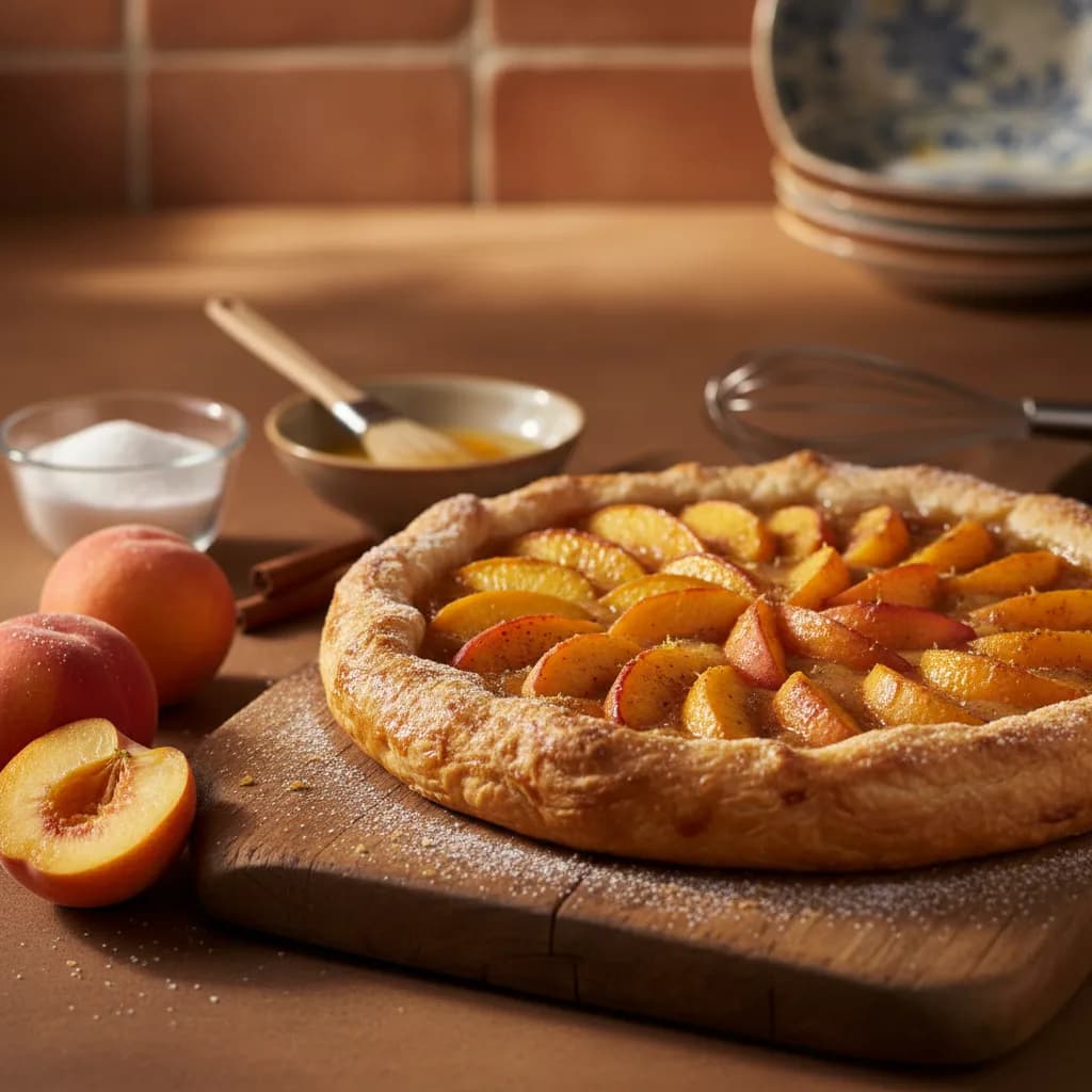 Tarte de Pêssego Tradicional
