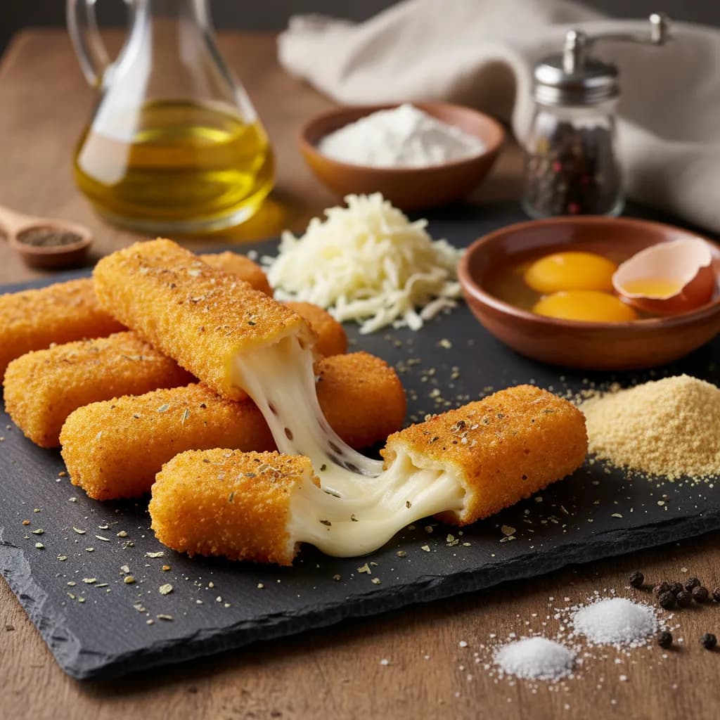 Barrinhas de Queijo Crocantes