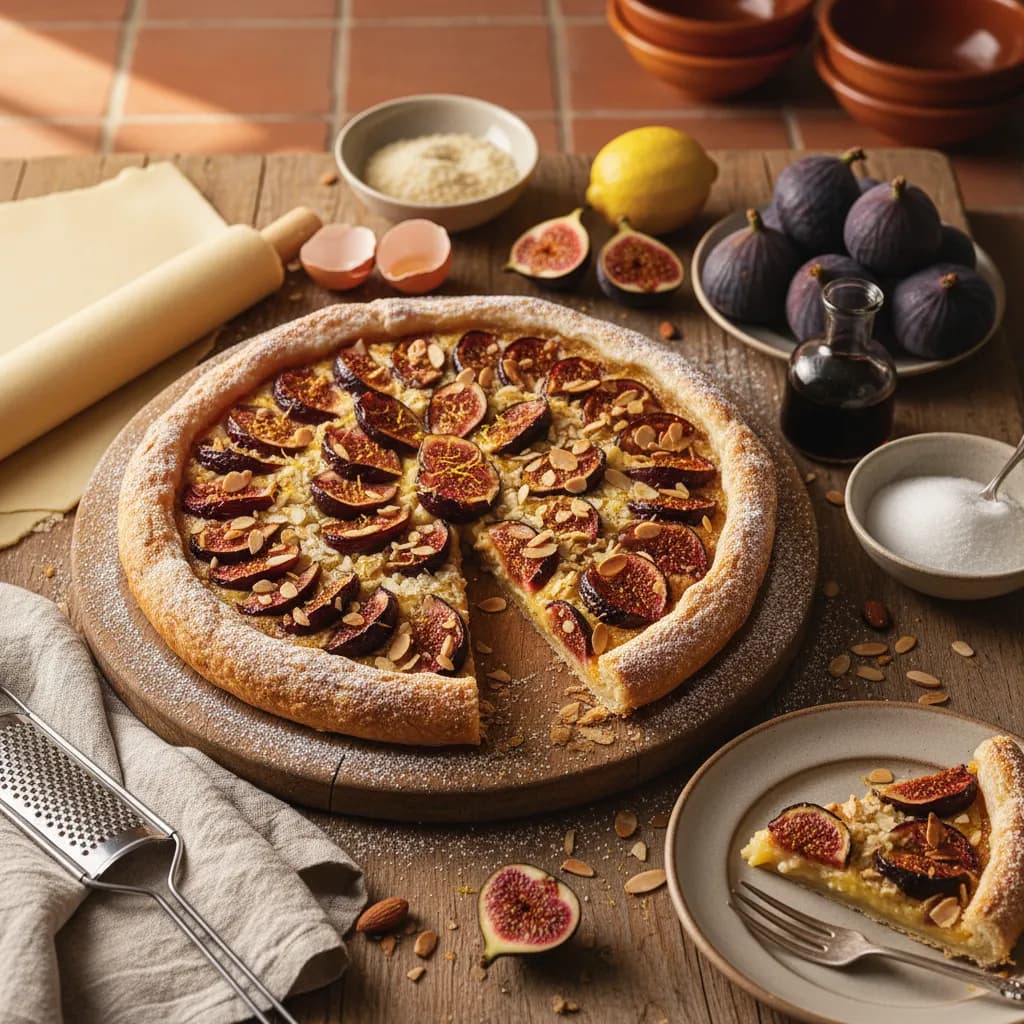 Tarte de Figos com Amêndoa