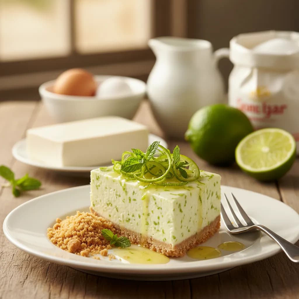 Cheesecake de Lima Refrescante