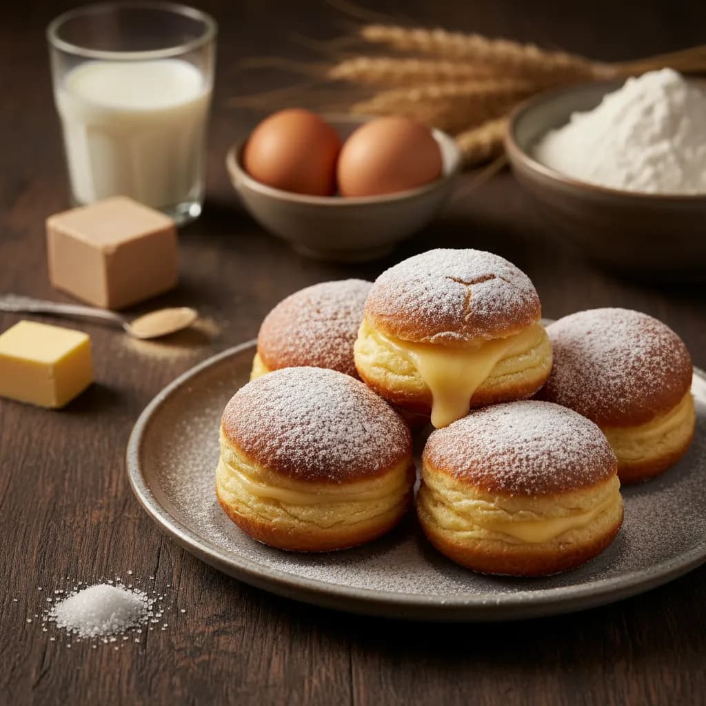 Bolas de Berlim Assadas no Forno