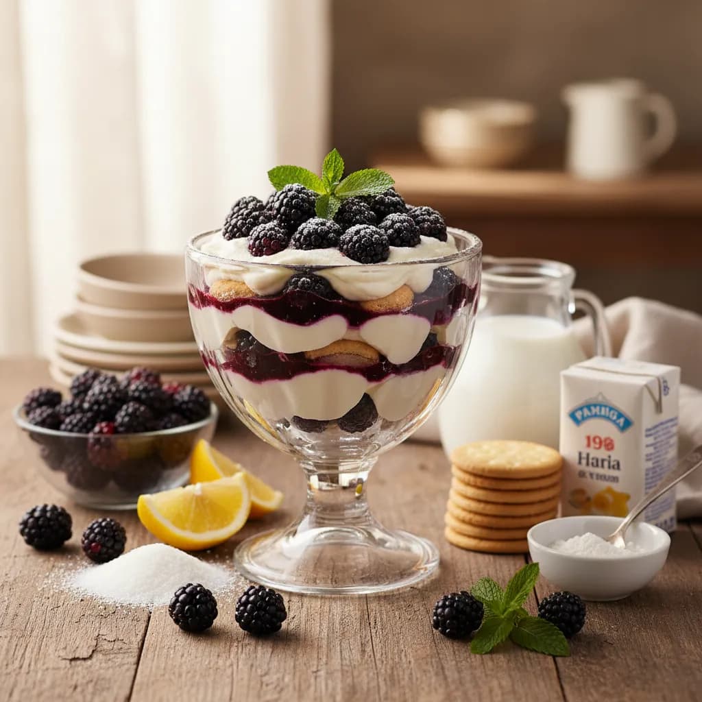 Pavê de Amoras Silvestres