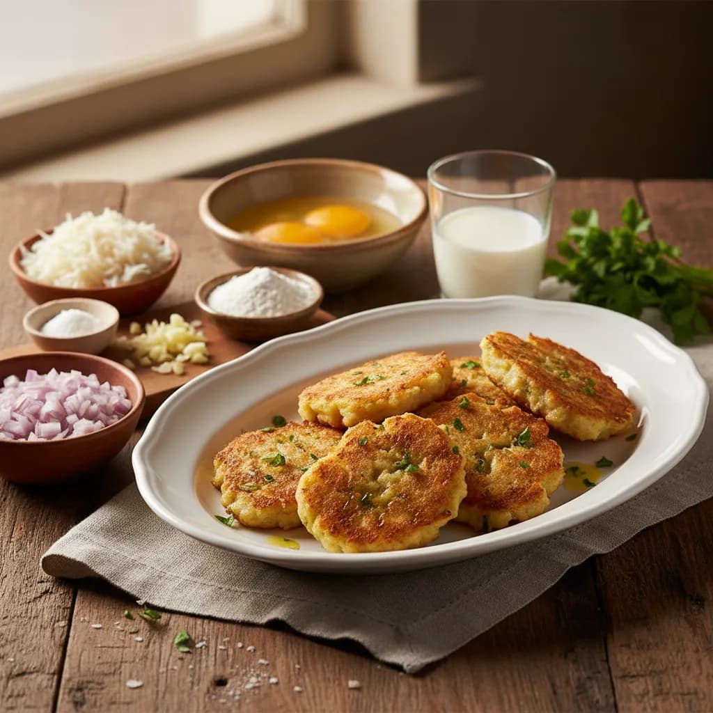 Pataniscas de Bacalhau no Forno