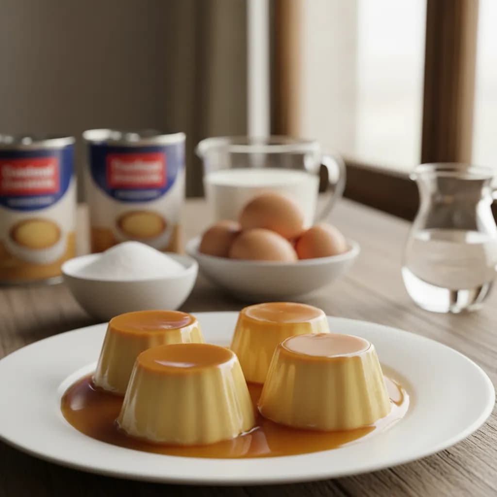 Mini Pudins de Caramelo