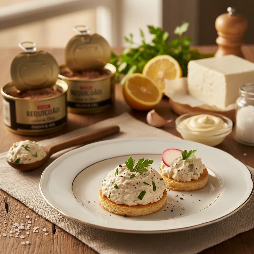 Paté de Atum e Requeijão Cremoso