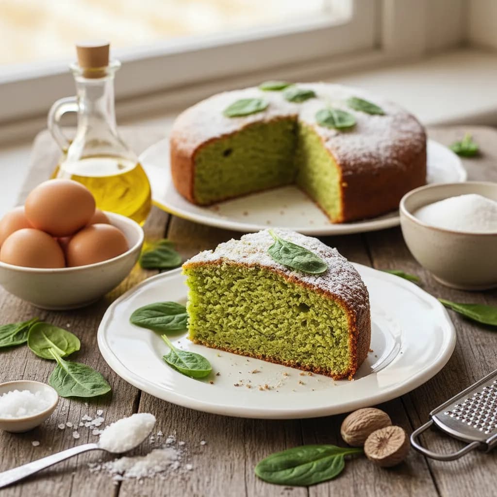 Bolo de Espinafres Caseiro