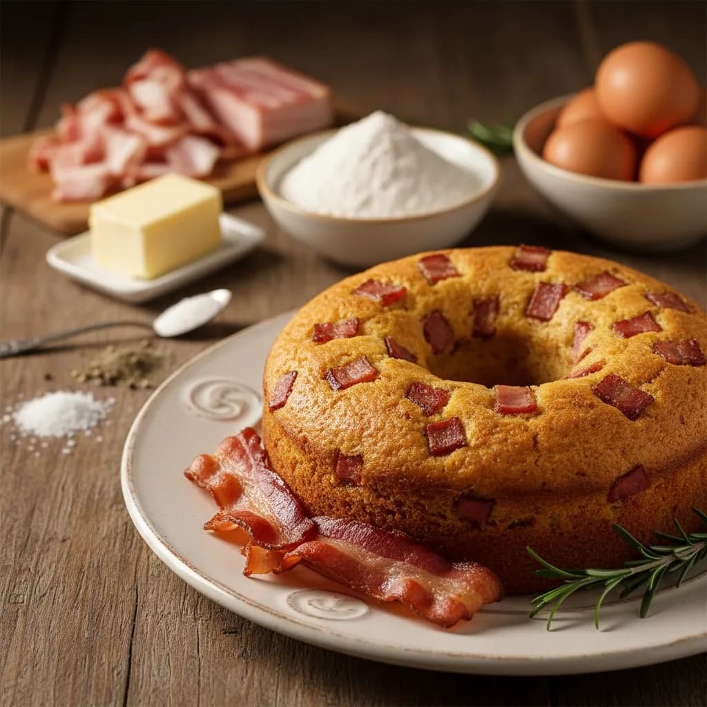 Bolo de Bacon Salgado