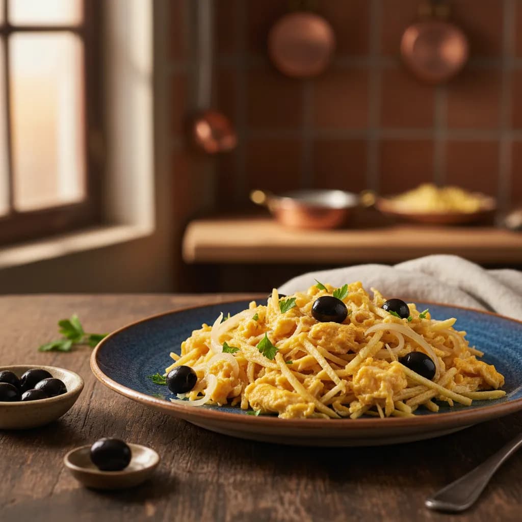 Bacalhau à Brás Caseiro