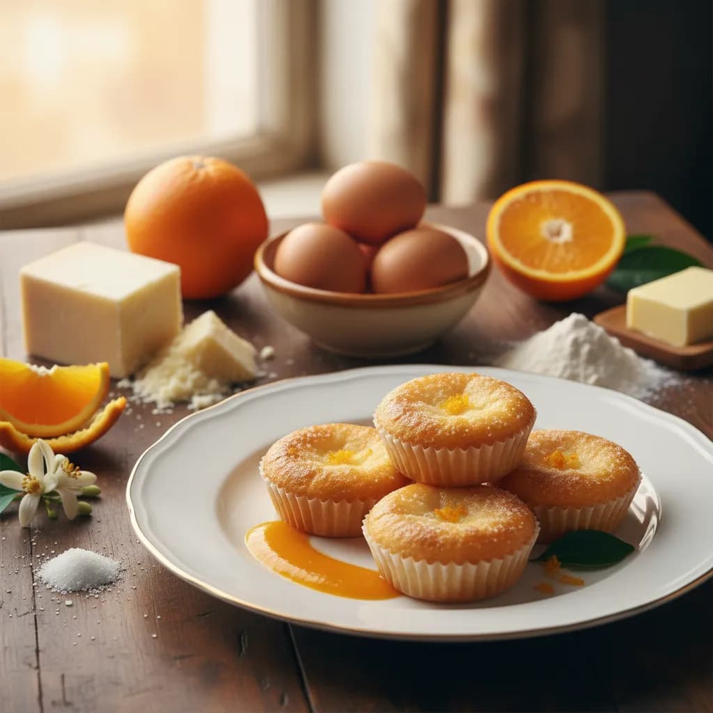 Queijadinhas de Laranja Tradicionais