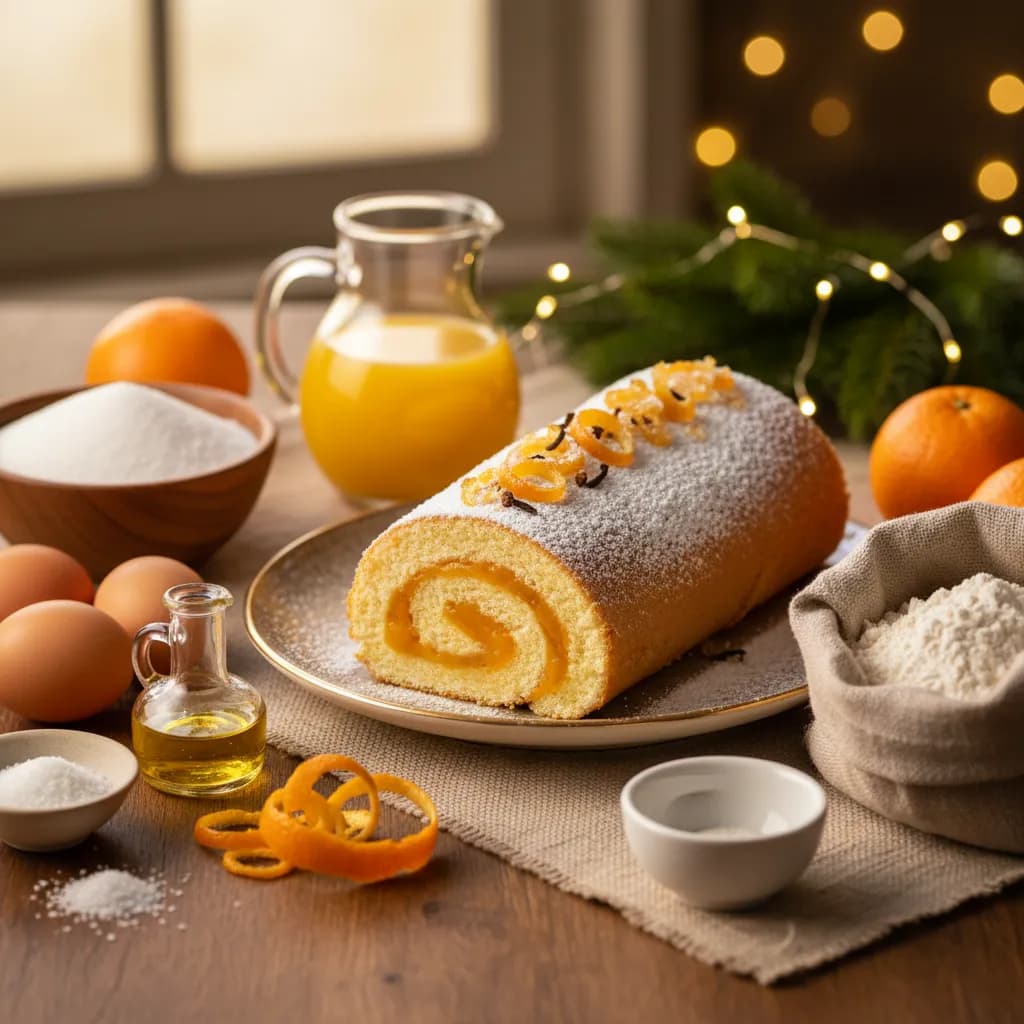 Torta de Laranja Natalícia