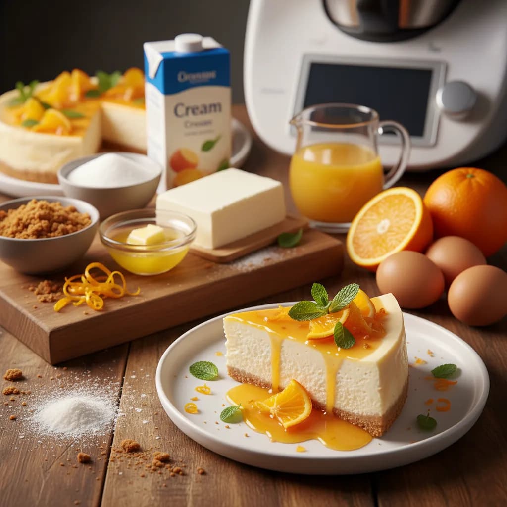 Cheesecake de Laranja com Bimby