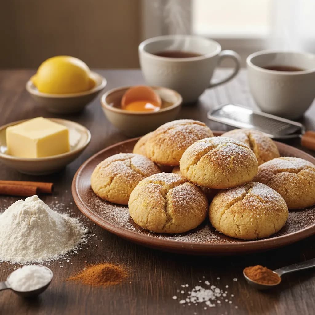 Biscoitos de Limão e Canela