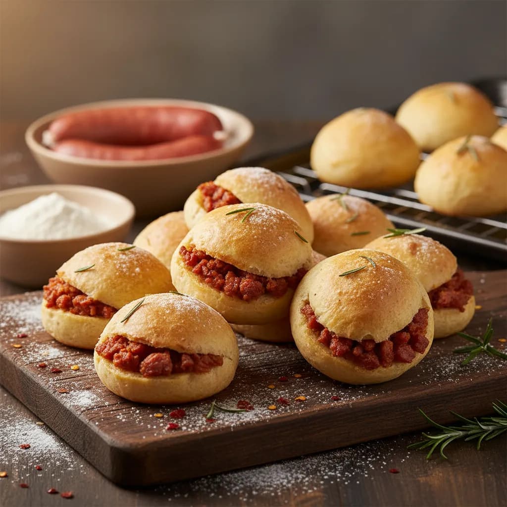 Pãezinhos de Linguiça