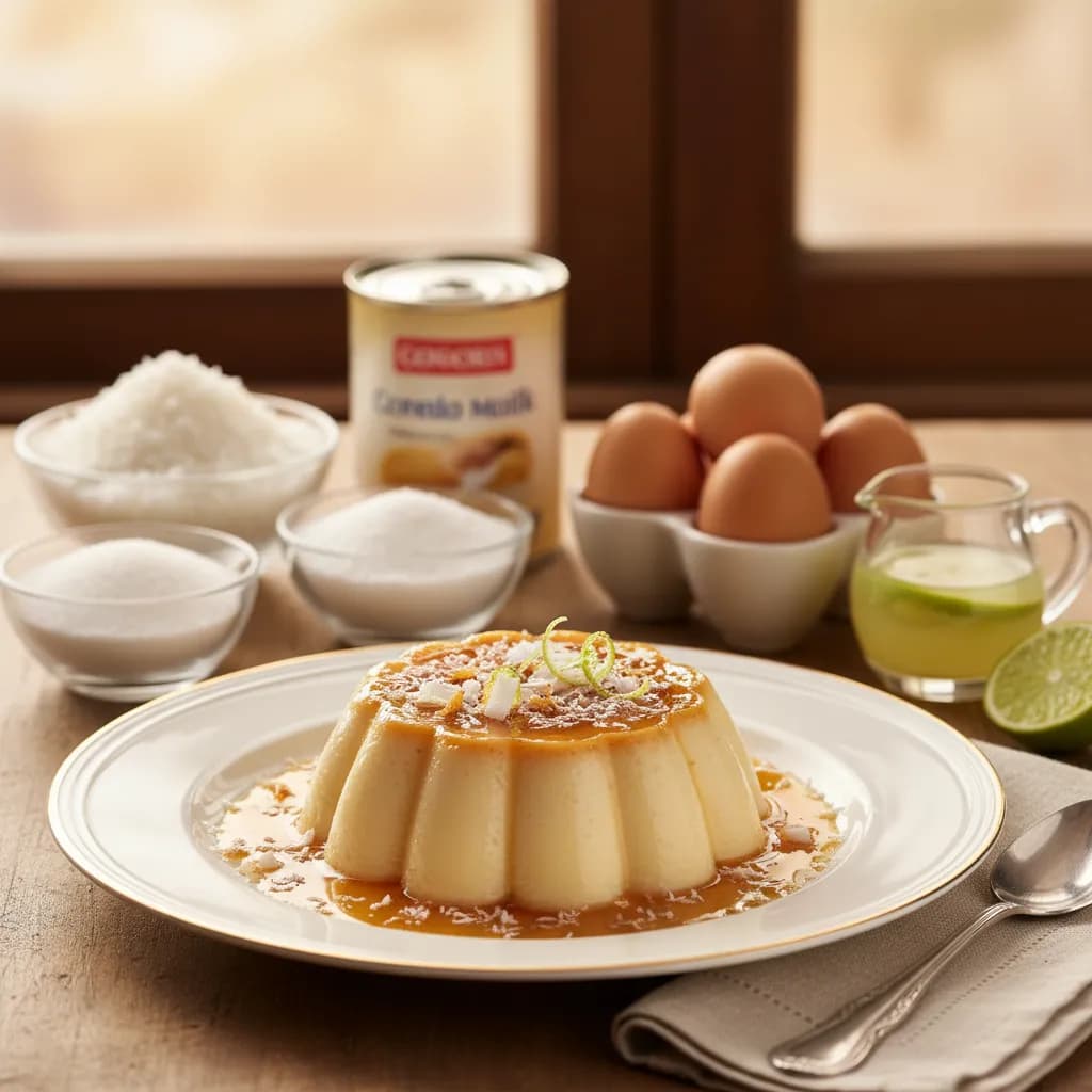 Pudim de Coco Cremoso