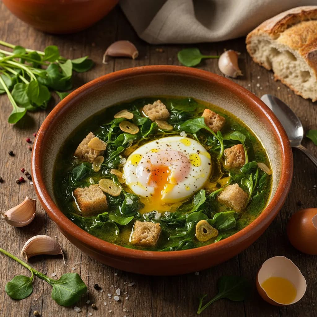 Sopa de Beldroegas à Alentejana