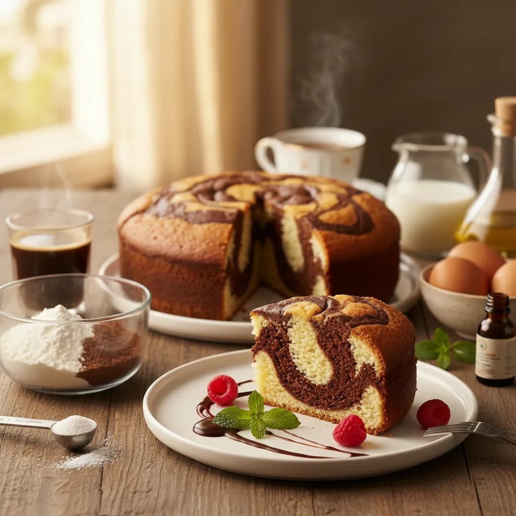 Bolo Mármore Divertido