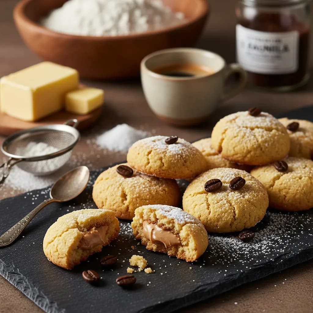 Bolachas de Café Cremosas